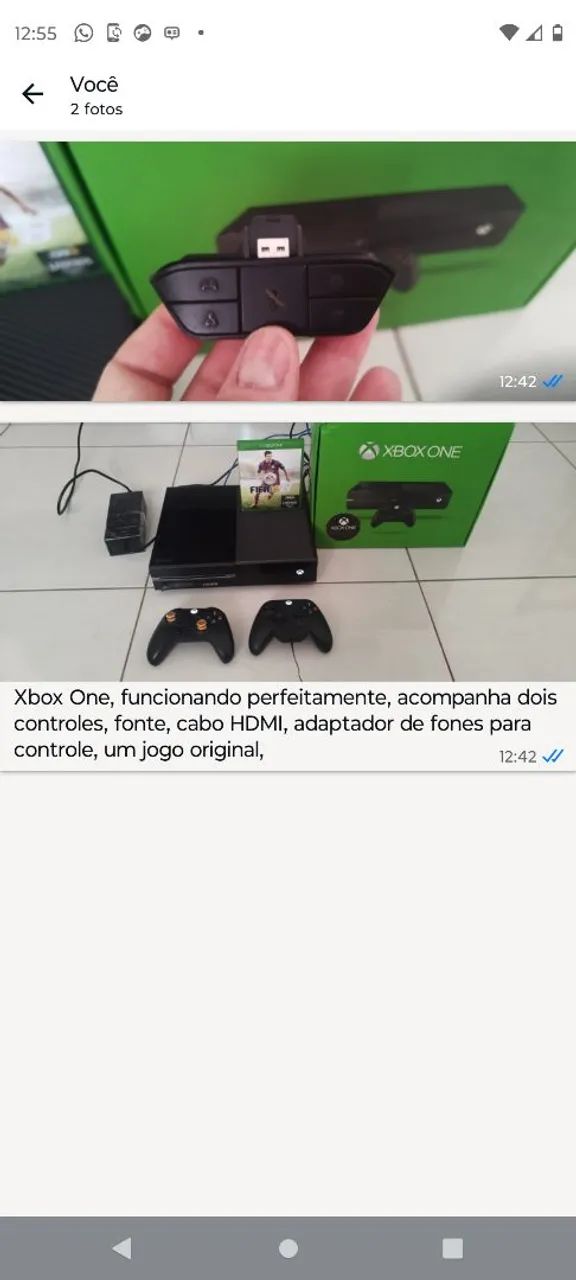 Xbox one semi novo 