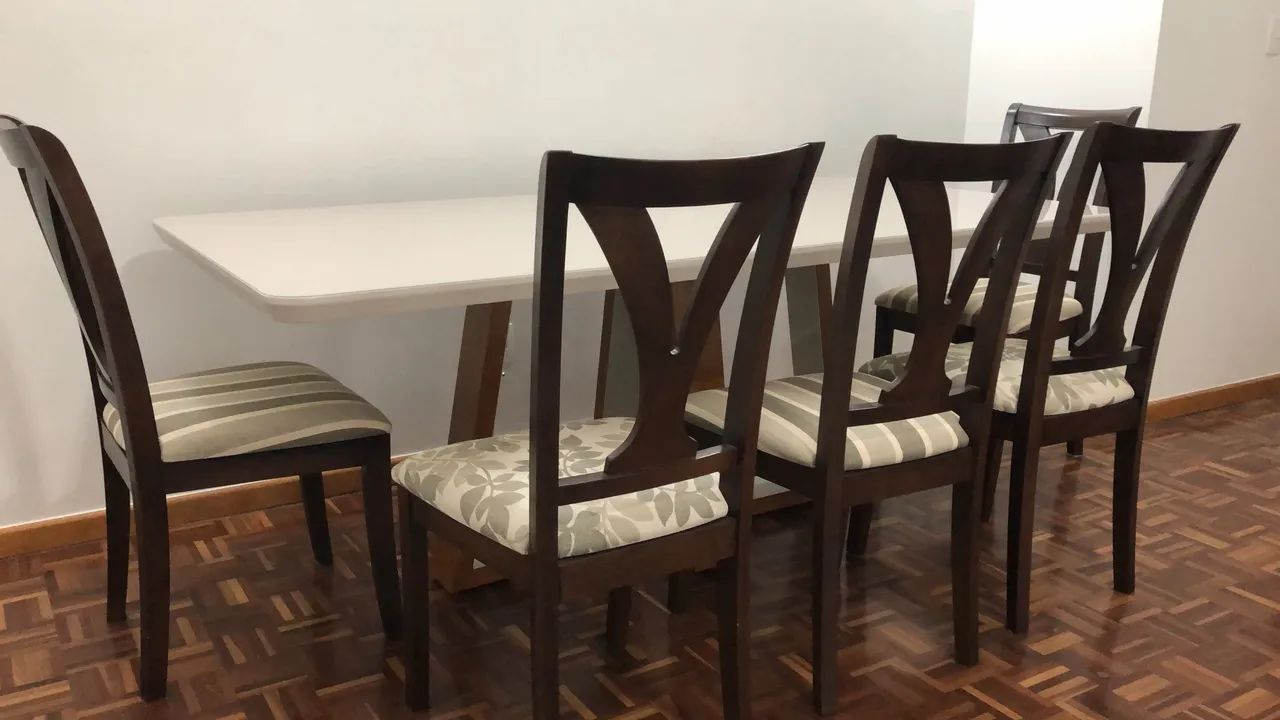 Mesa sala de jantar com 8 cadeiras - Foto 2