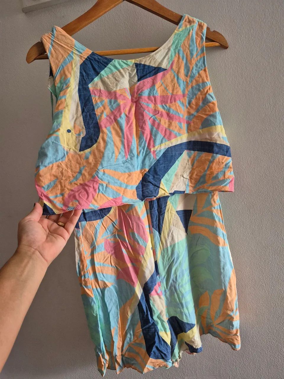 Macaquinho estampado lindo M - Foto 2