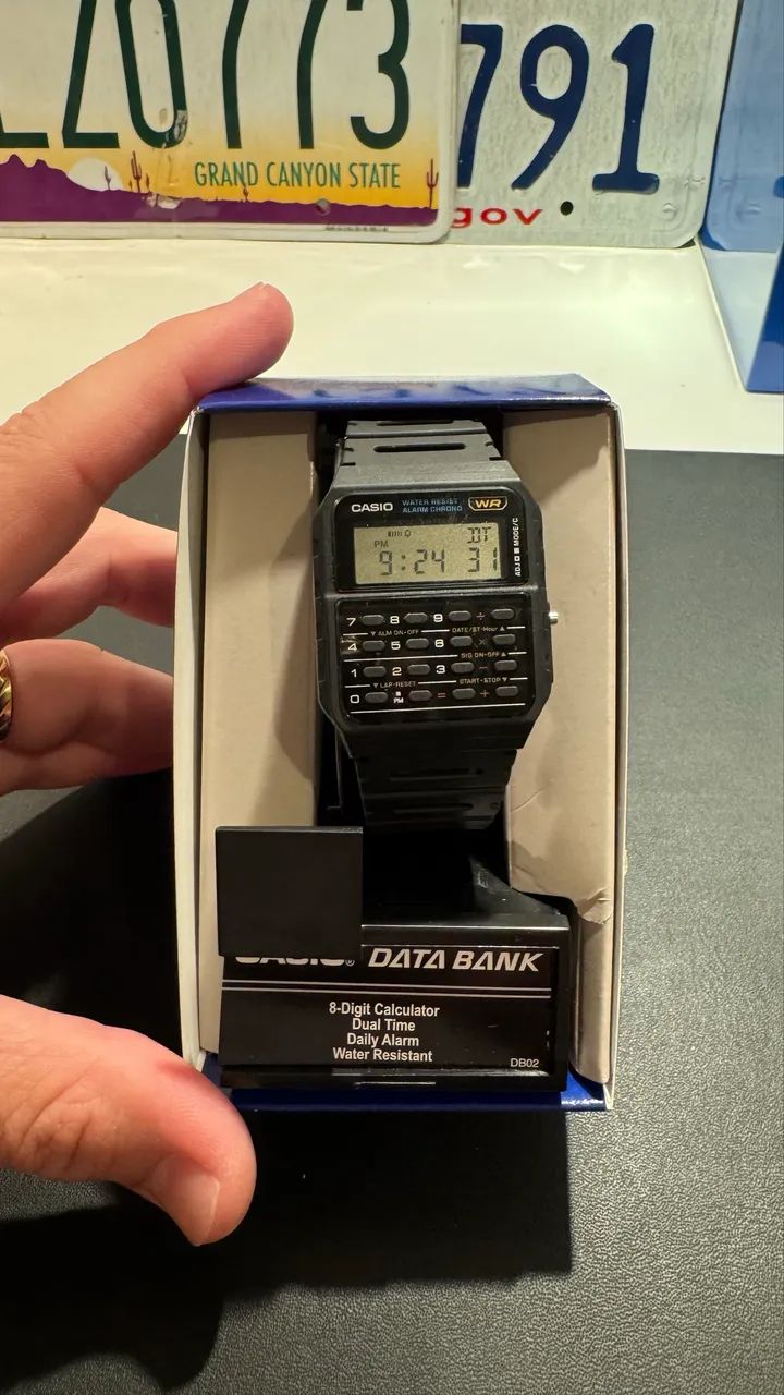 Relogio Casio Calculadora Retro - Foto 2