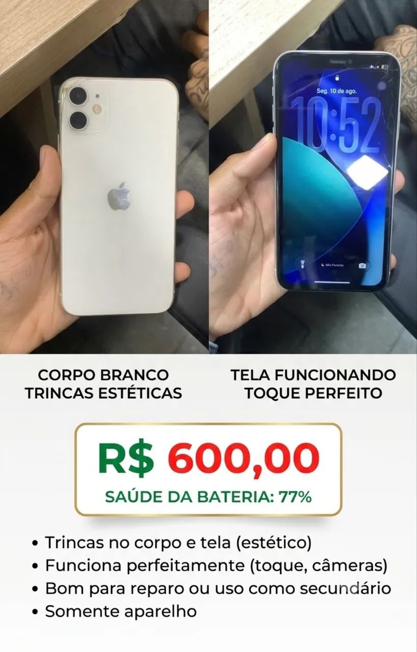 IPHONE 11 600,00