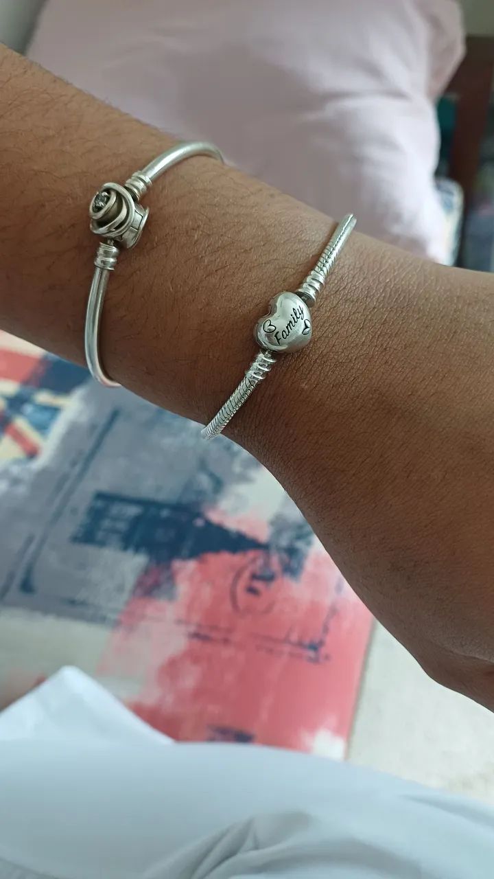 Pulseira prata 925 Pandora  - Foto 2
