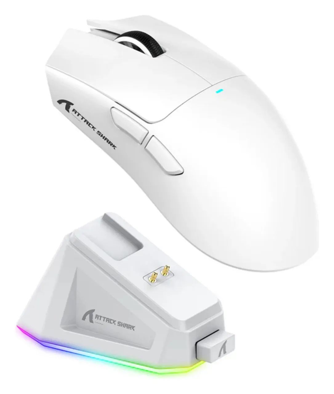 Mouse Attack Shark X11 sem fio (BRANCO). - Foto 2