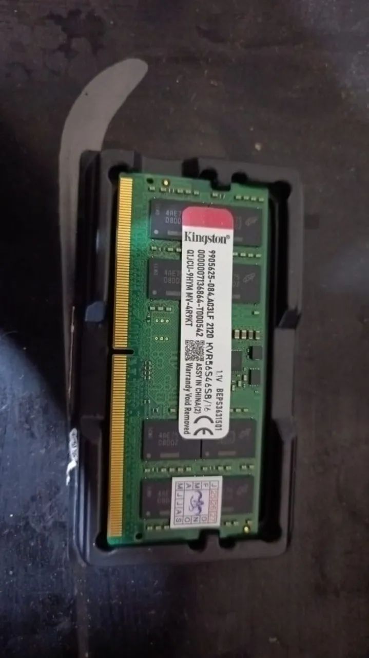 Memoria RAM 16GB DDR5 5200mhz para Notebook 