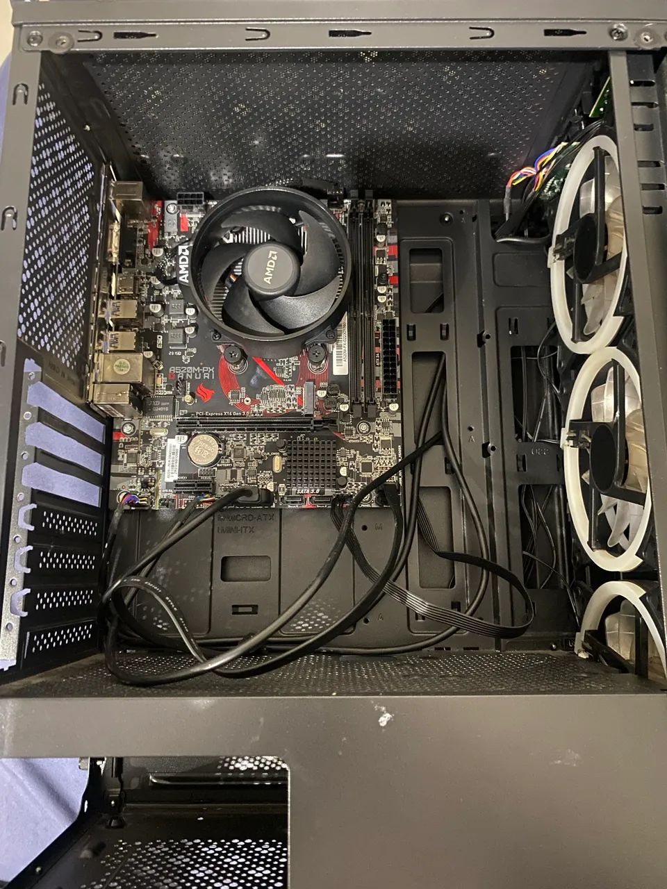 Pc gamer incompleto com processador, placa mãe e gabinete. - Foto 2
