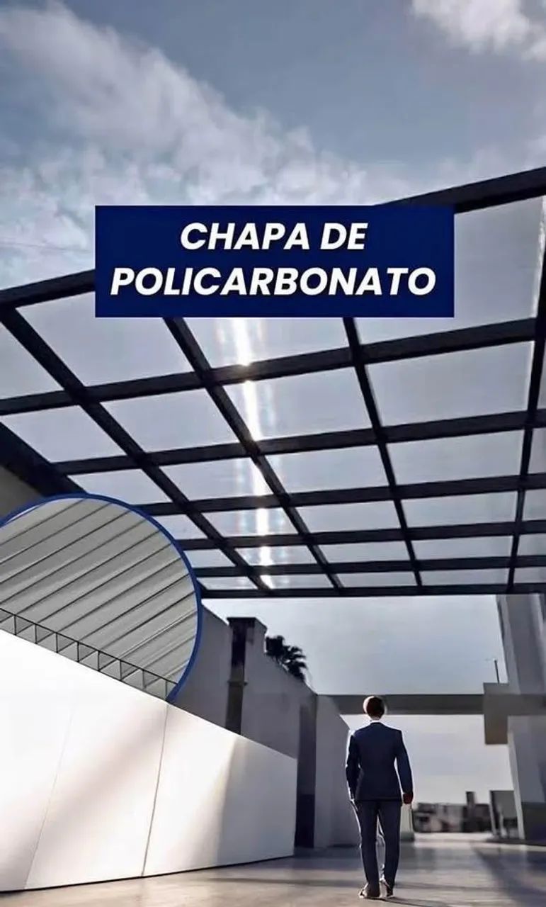 CHAPA DE POLICARBONATO NA PROMOÇÃO - Foto 2
