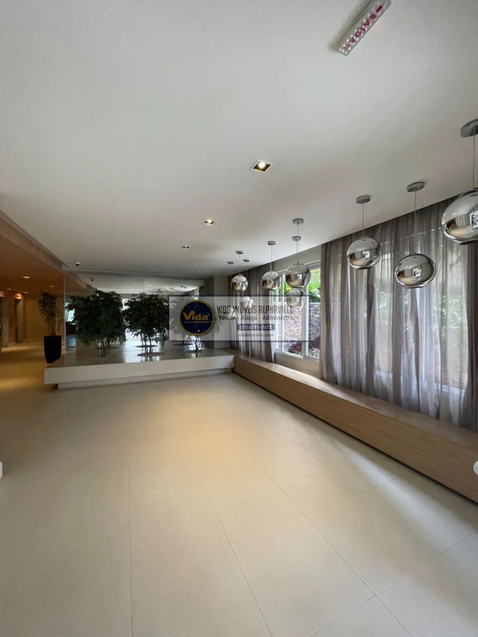 Apartamento mobiliado em Alphaville Centro 1dort 1 vaga pet