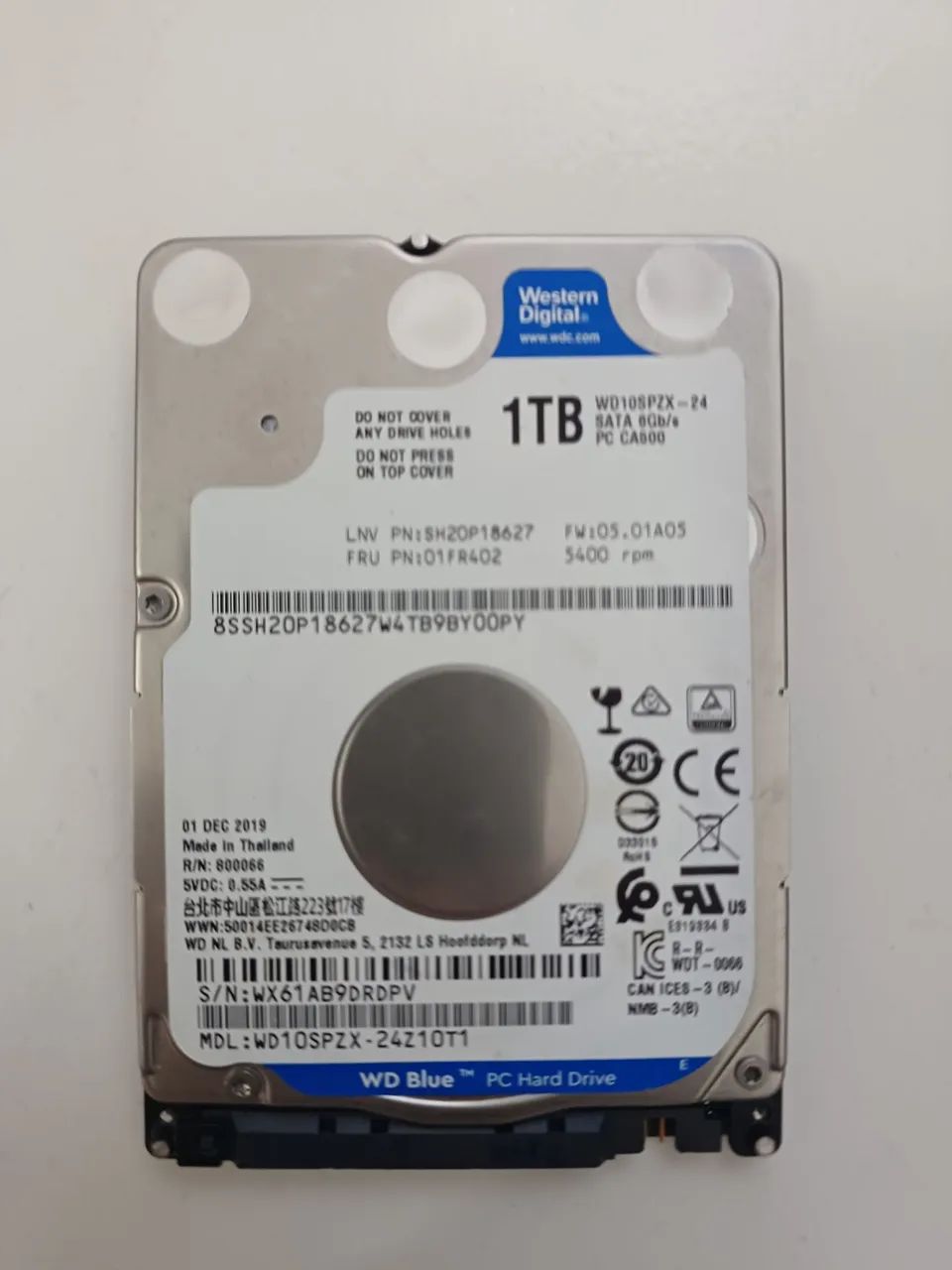 Hd 1tb wd 2.5 notebook  - Foto 4