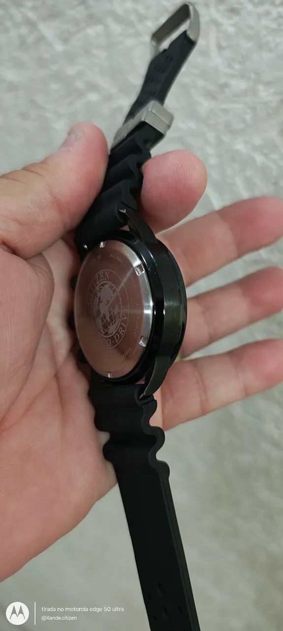 Relógio Citizen Aqualand ecodrive meia lua Titanium tudo ok on  - Foto 5