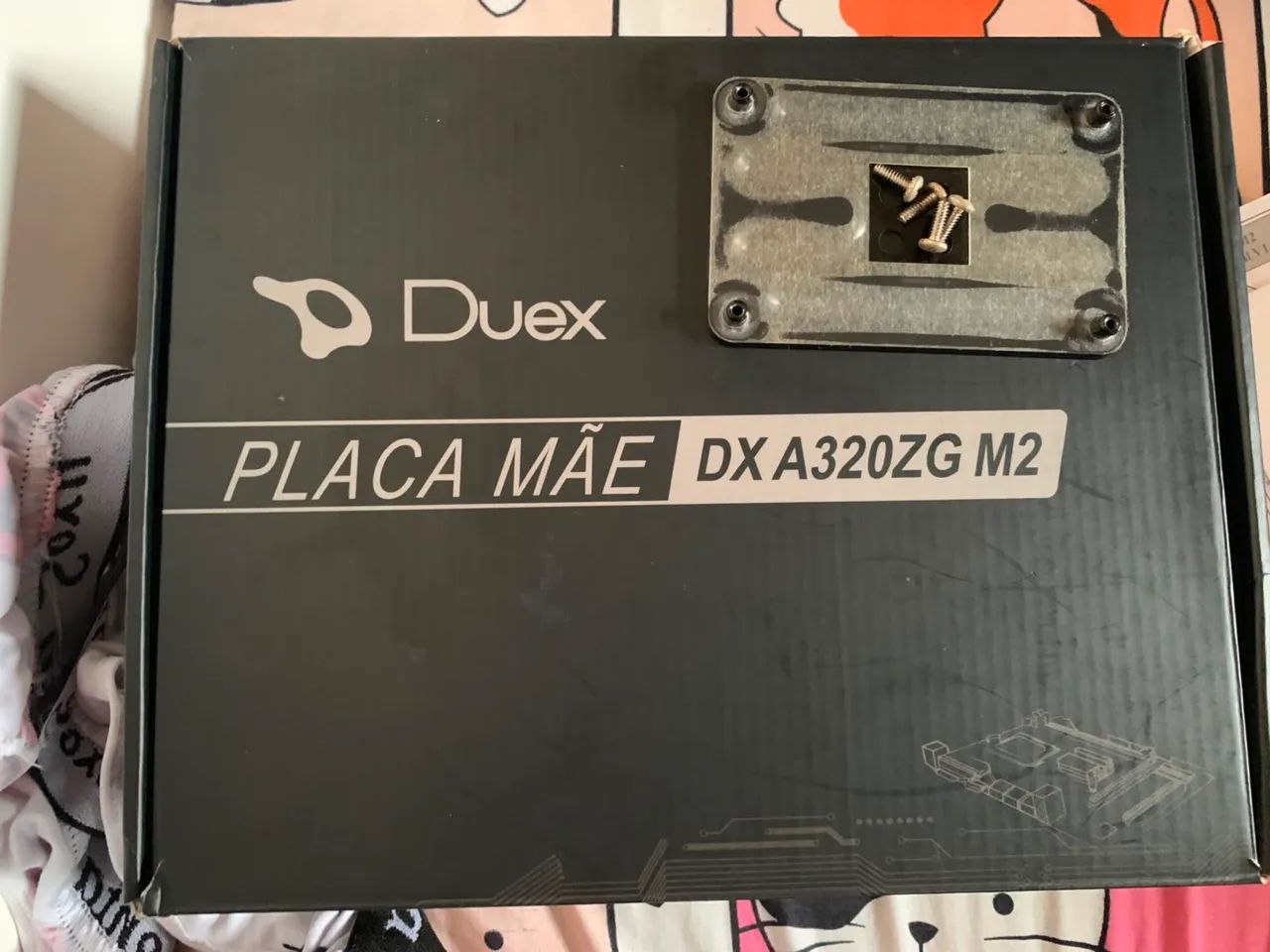 ? PLACA-MÃE DUEX DXA320ZG M2 ? USADA E FUNCIONANDO PERFEITAMENTE! ?