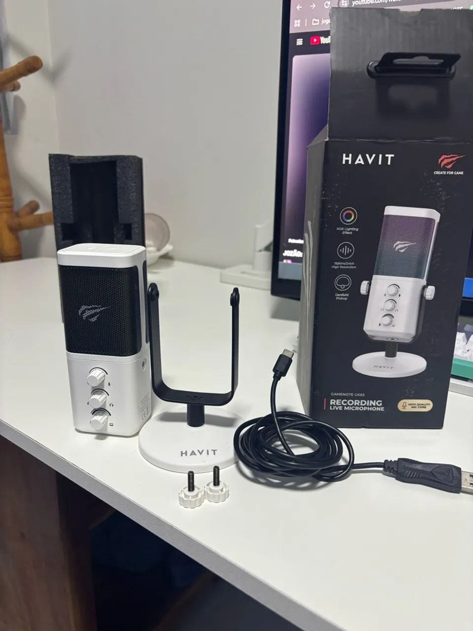 Microfone havit gk65 - Foto 3