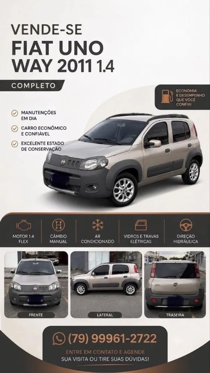 Fiat Uno WAY 1.4 EVO Fire Flex 8V 5P 2011