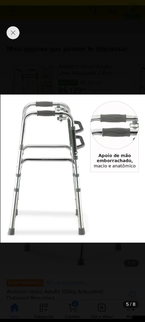 Andador para idosos  - Foto 3
