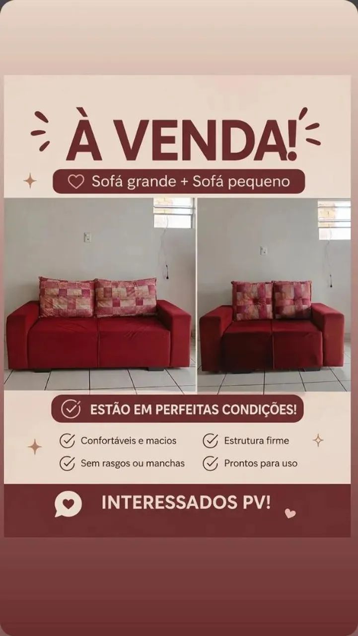 Sofa super conservado 