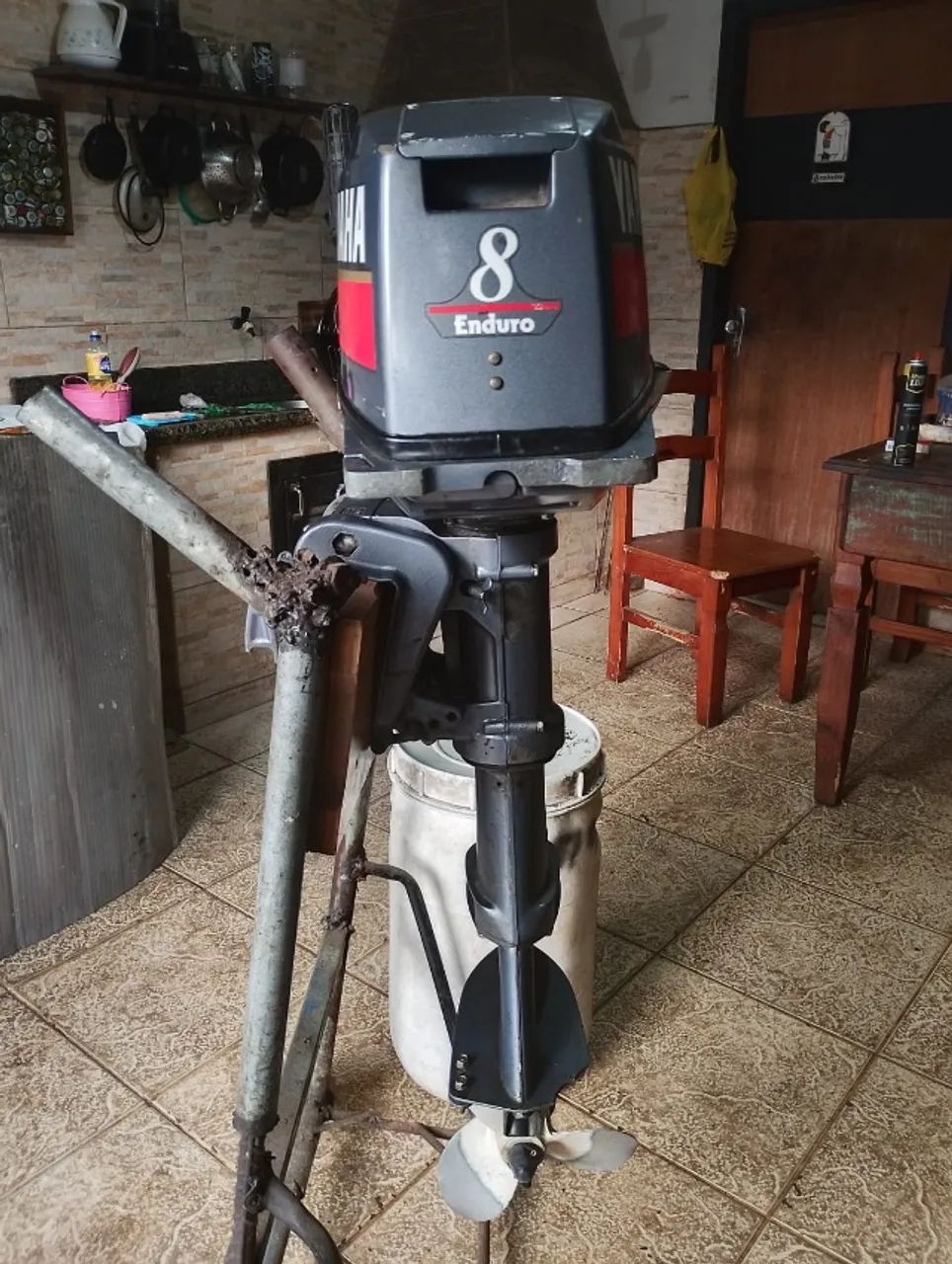motor de popa 8hp - Foto 4