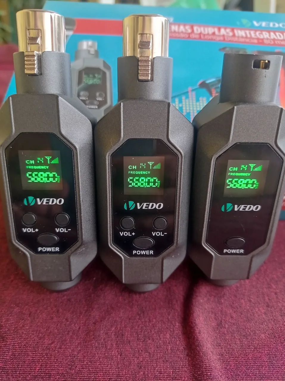 Transmissor de Microfones e instrumentos