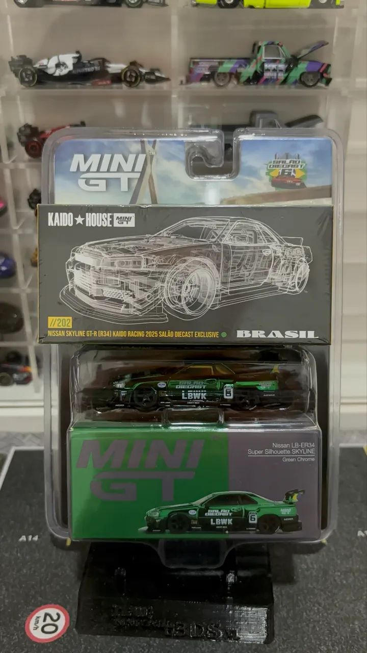 Kit Salão Diecast 6 (duas miniaturas) - Hobbies e coleções