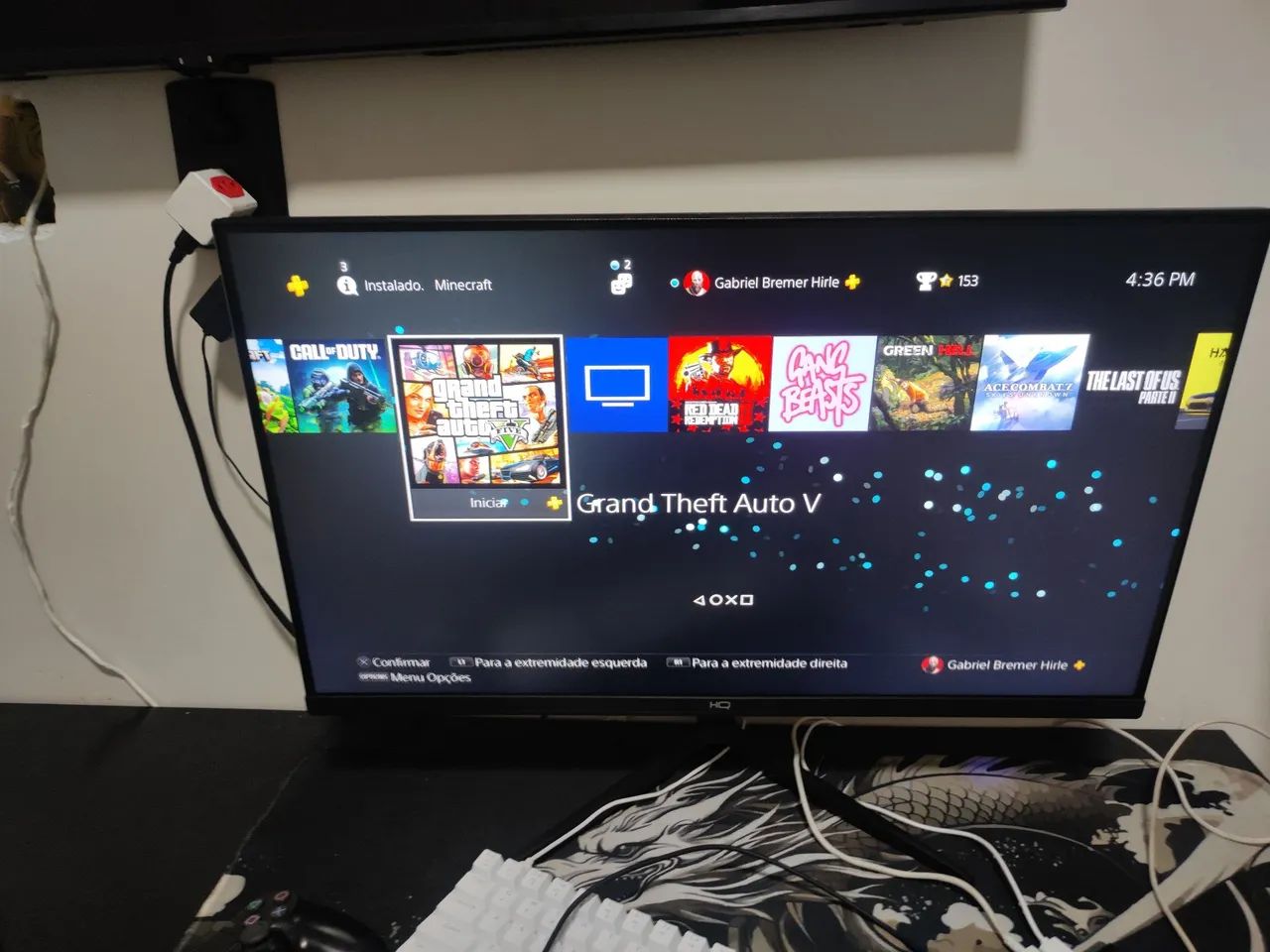 Ps4 bom anilisio Pc com bom estado - Foto 4