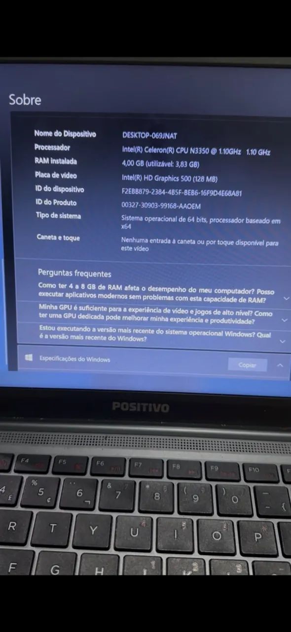 Vendo notebook positivo - Foto 4