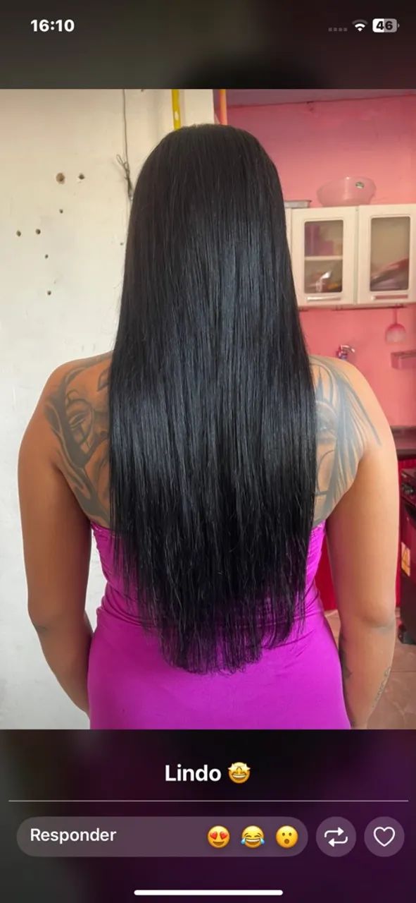 Mega hair 4 telas 