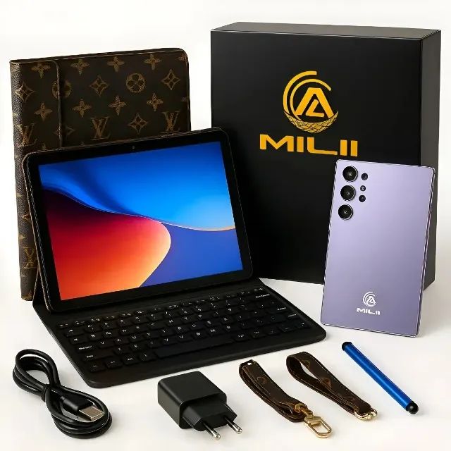 Tablet Pc Milii Android 13, 256GB, 6GB Ram, 10 Polegadas, Muito Novo