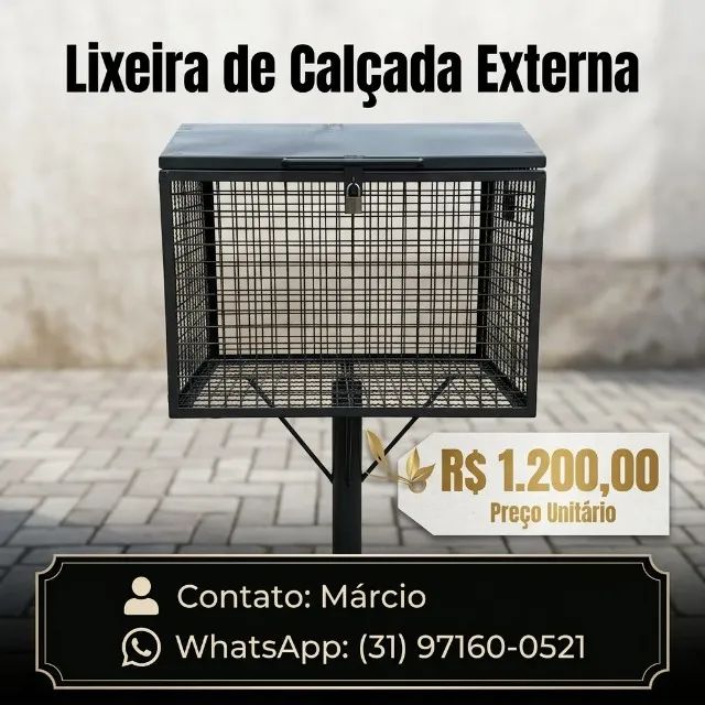 Lixeira área externa