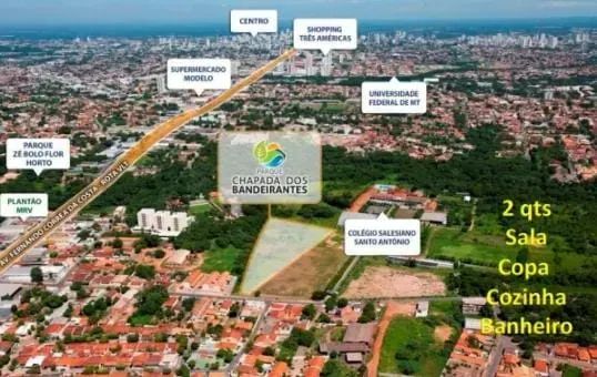 MRV Chapada dos Bandeirantes - 2 quartos em Coxipó - Cuiabá - MT - Foto 2