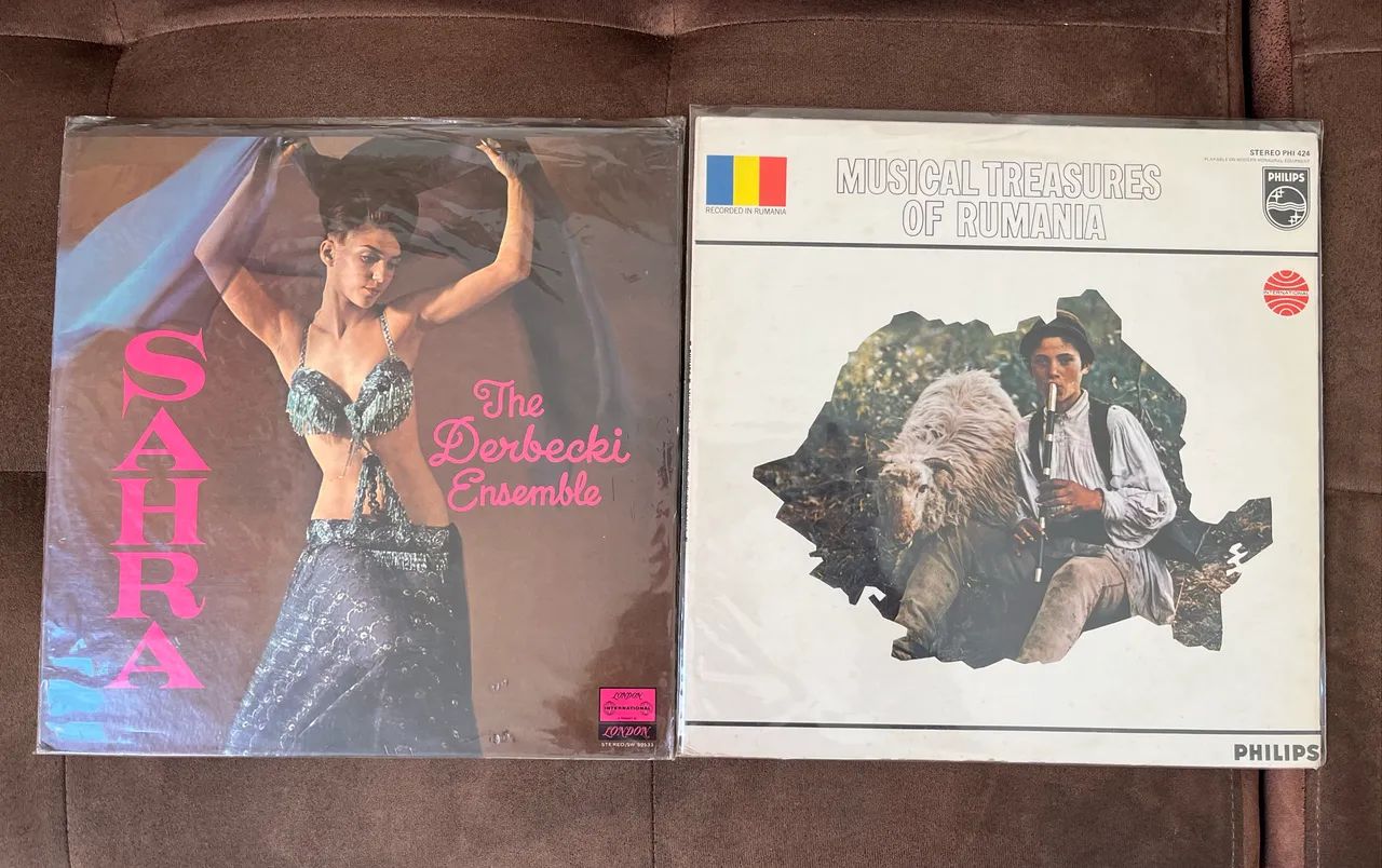 Pacote 4 discos música do mundo