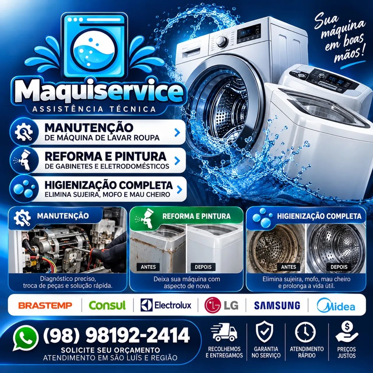 Conserto Máquina de Lavar 