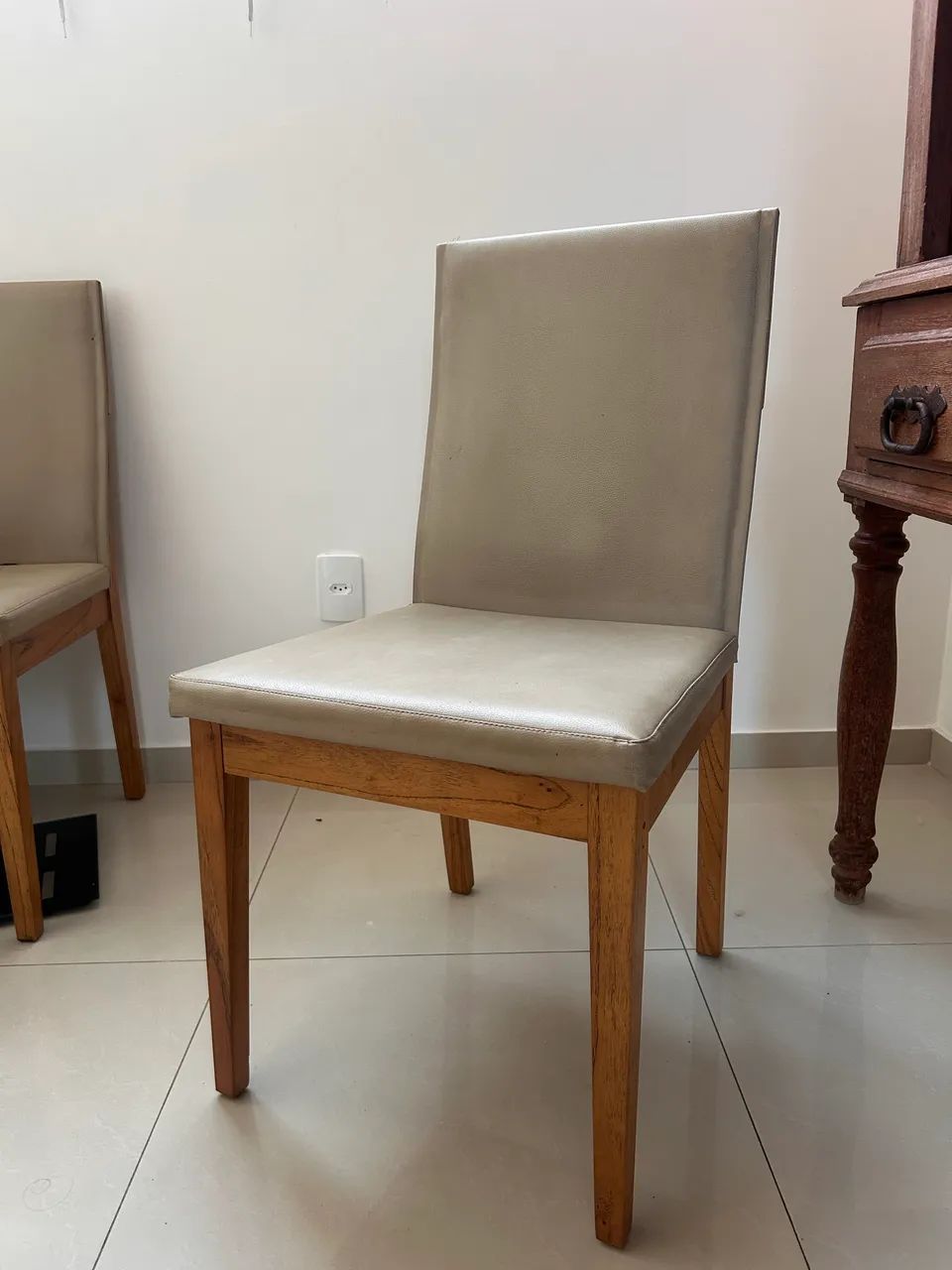 Cadeiras de jantar líder (conjunto 4)