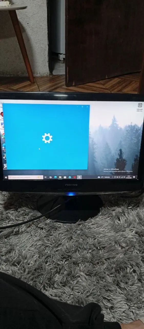 Monitor 19 polegadas positivo sem cabos retirar valo velho zsul imagem prefeita  - Foto 3
