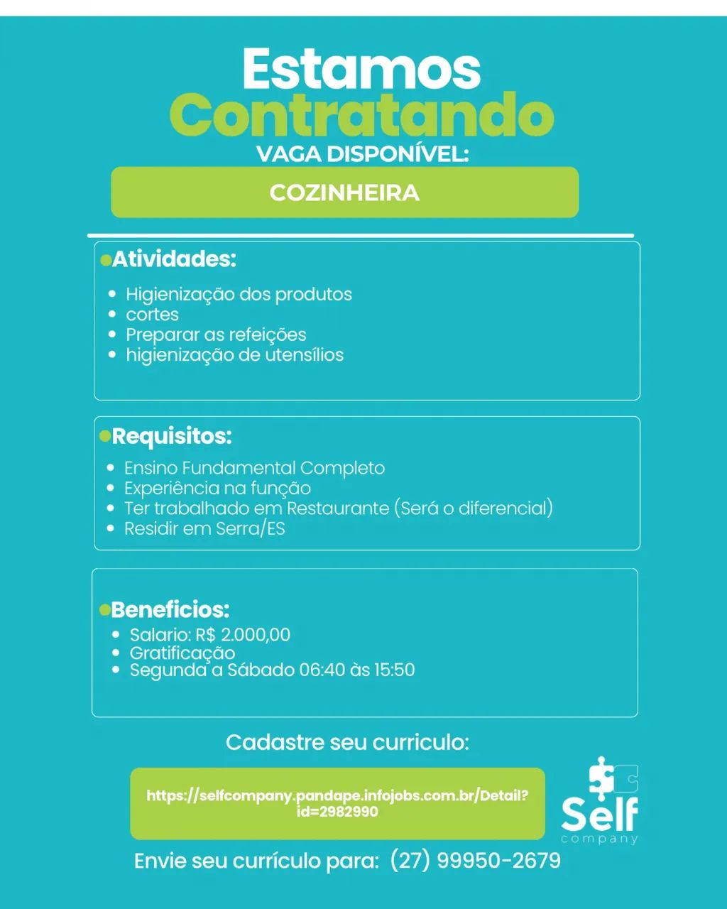 Cozinheira 