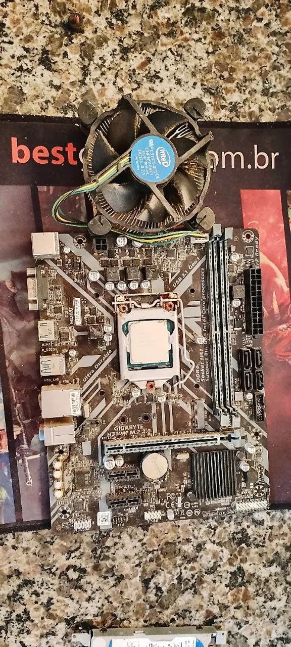 Processador I3-9100F + placa mãe ( placa com defeito) - Foto 2