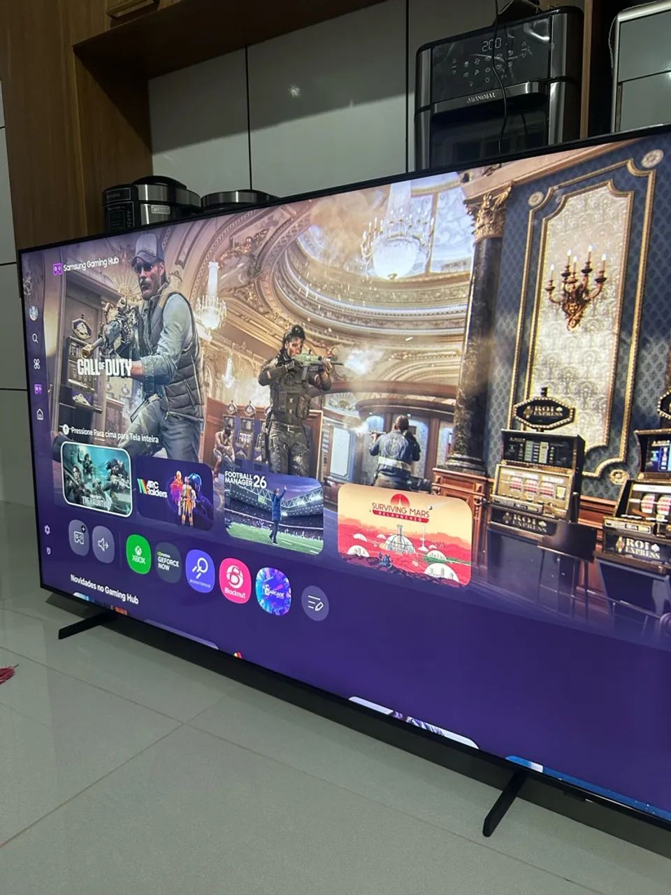 Smartv 65 4 k nova 10 meses de uso - Foto 3