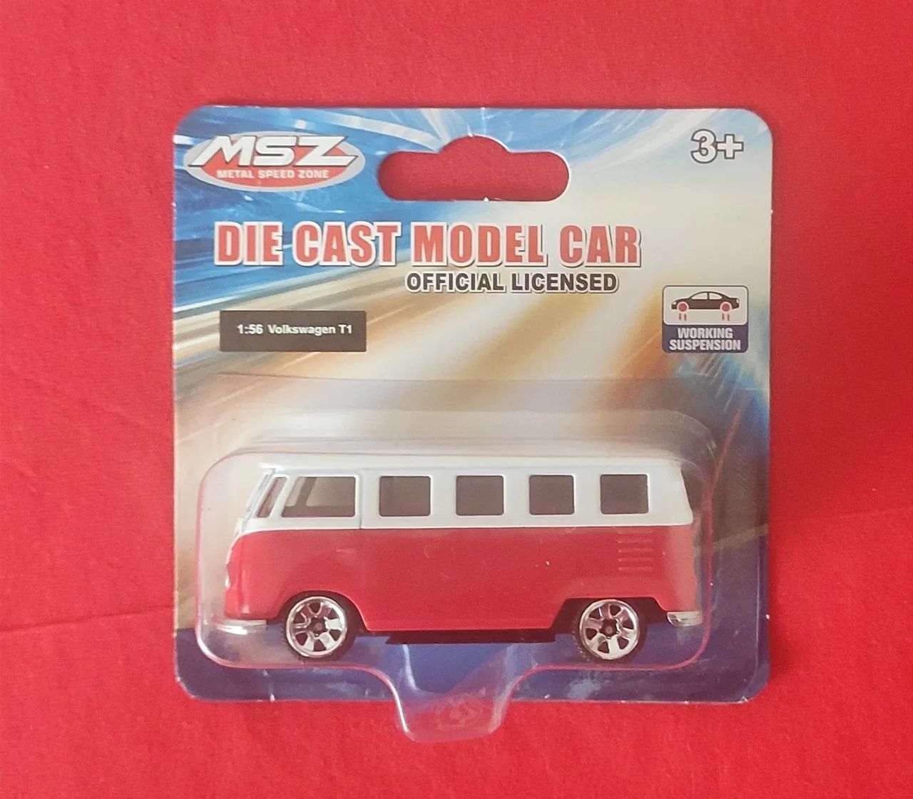Miniatura Kombi Vermelha 