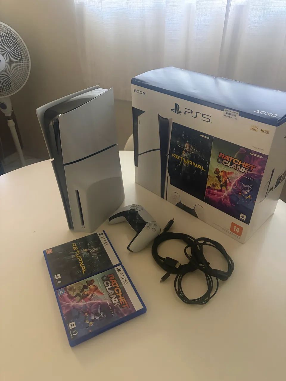 Ps5 slim com leitor 