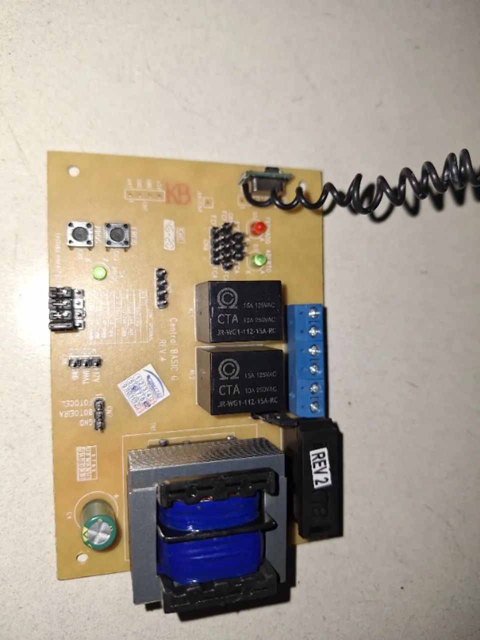 Placa (central) portão eletrônico motor AGL trino Ligth
