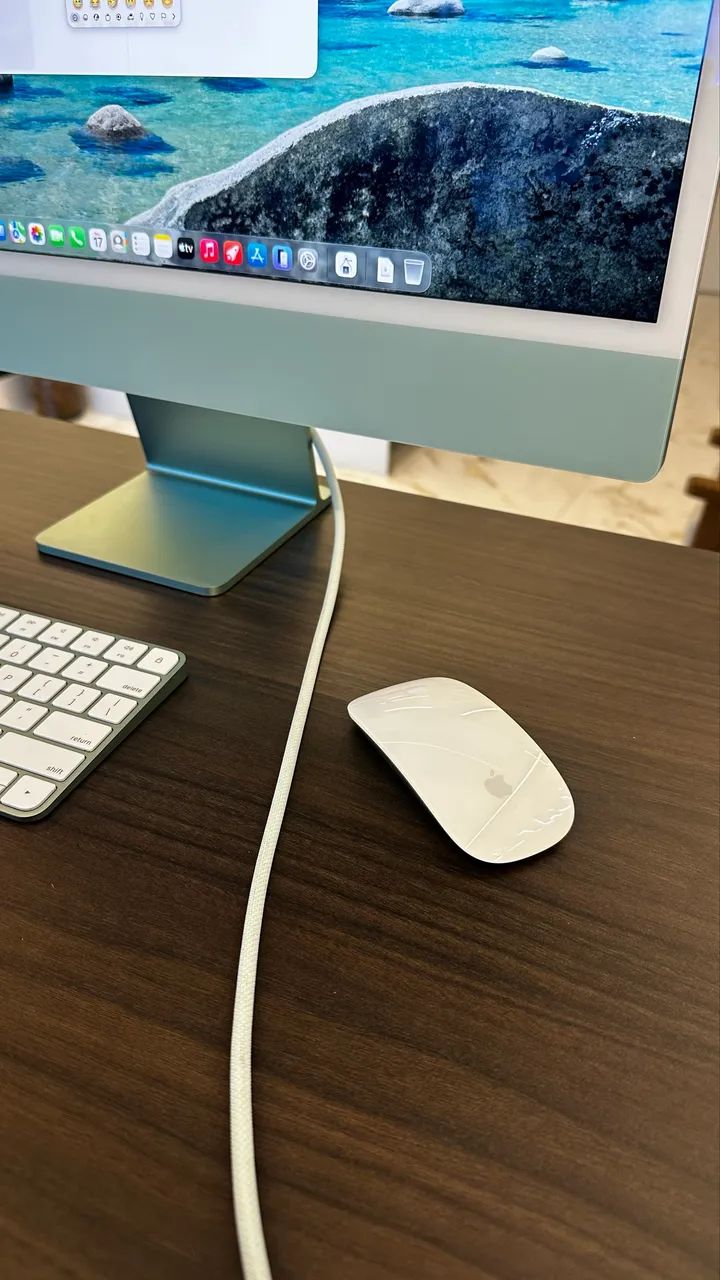 iMac 2021 M1 256ssd 24?+Magic Keyboard+Magic Mouse Seminovo / Loja
