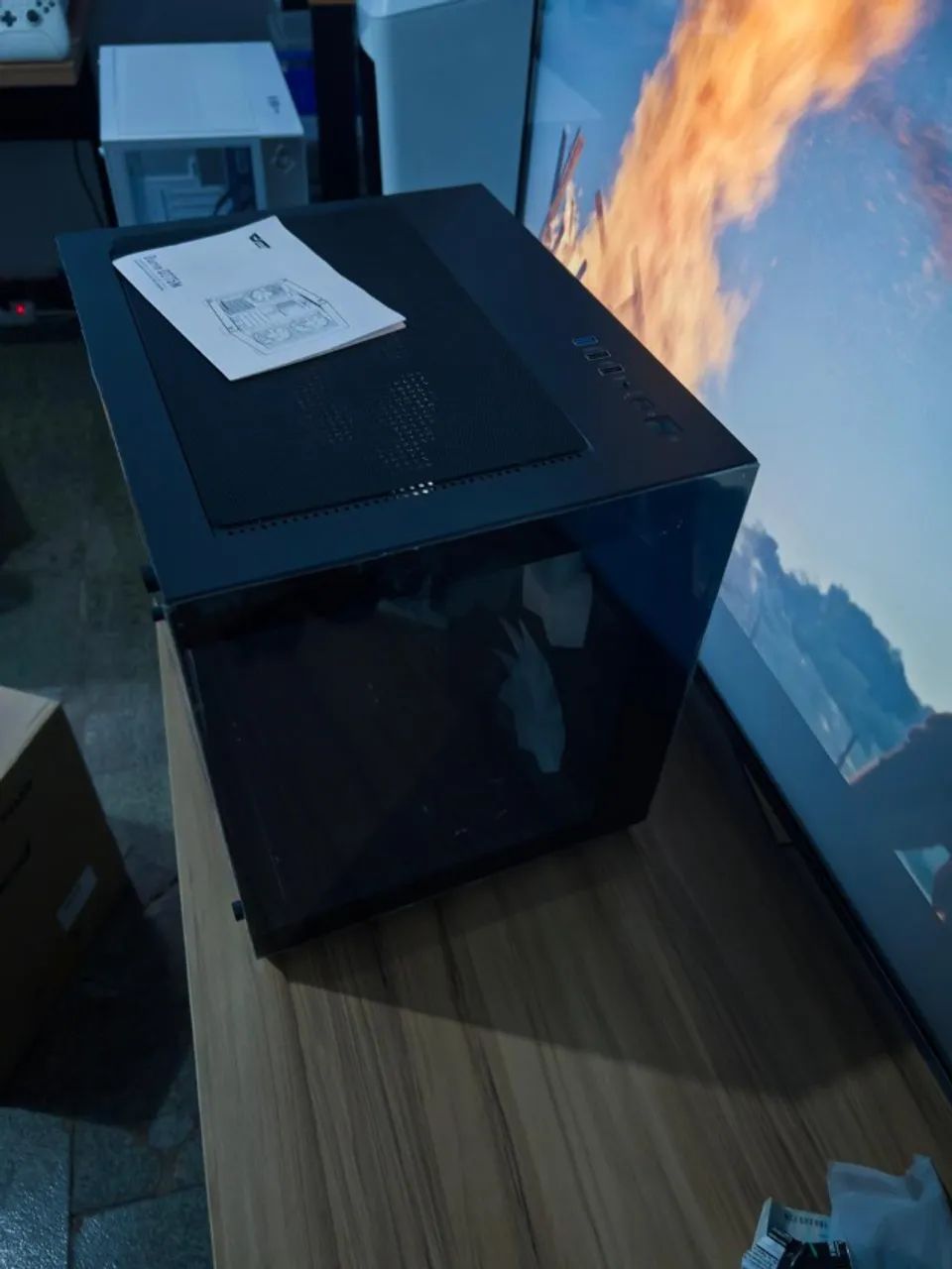 Gabinete Gamer Aigo Darkflash Durin D275m com 3 Fans (NOVO) - Foto 4