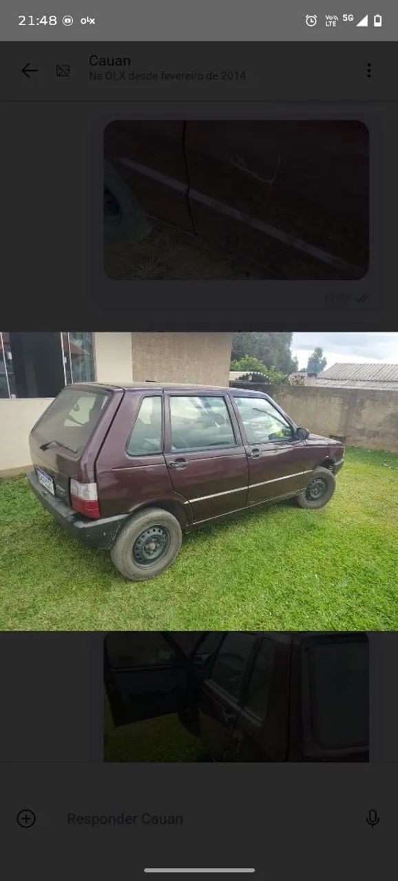 Fiat Uno Mille 1.0 Fire/ F.flex/ Economy 4P 2002