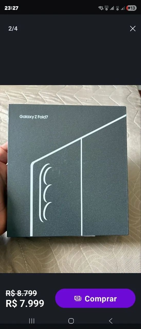 Vende-se  celular z fold 7 - Foto 5