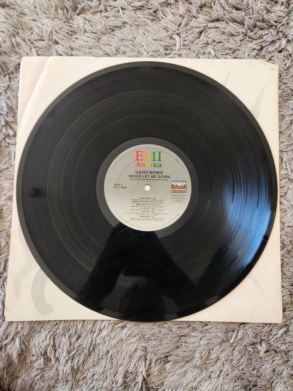 Disco LP David Bowie - Never Letícia Me Down - Foto 3