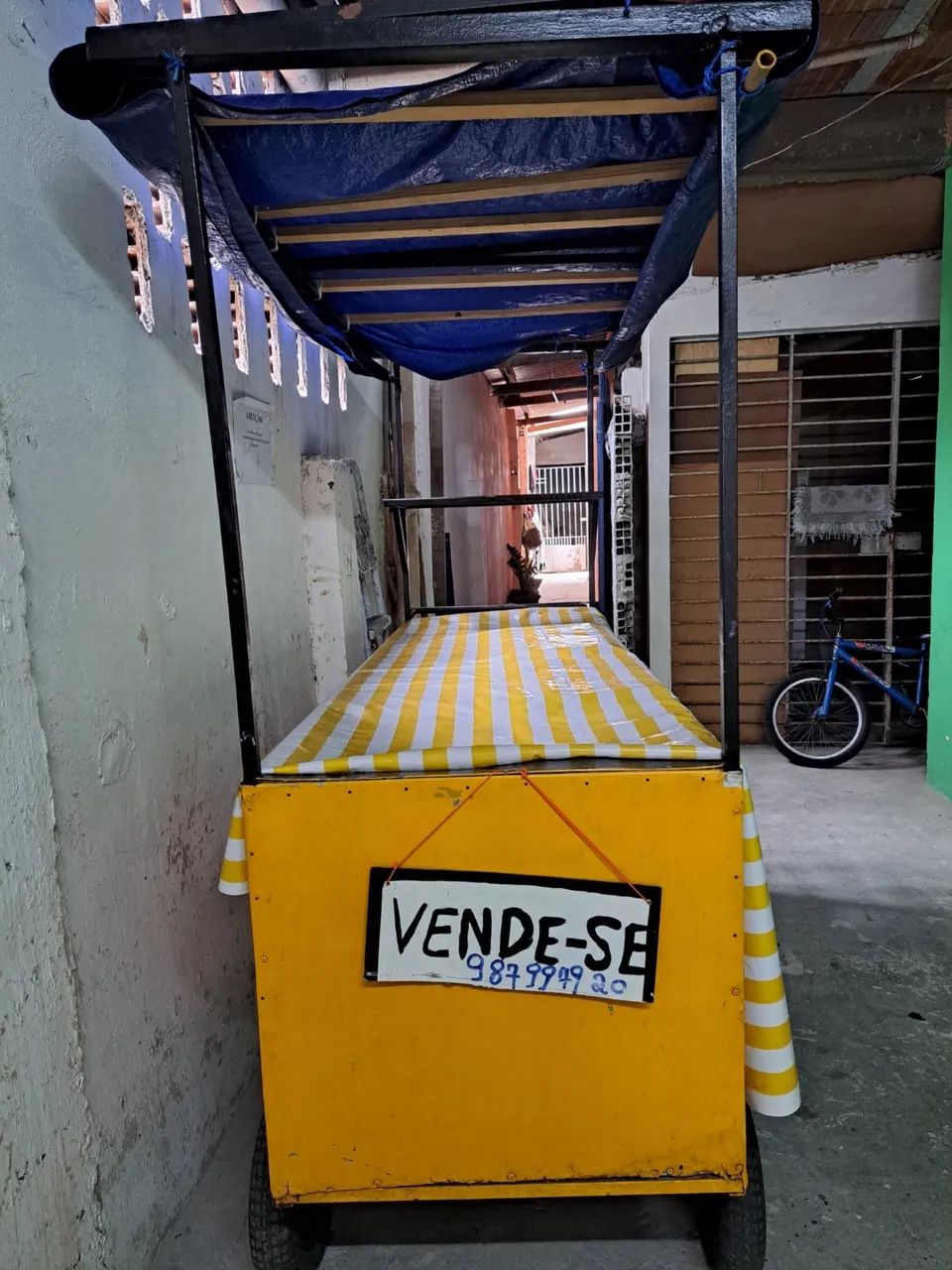 Carroça + utensílios de lanchonete 65153841126786125