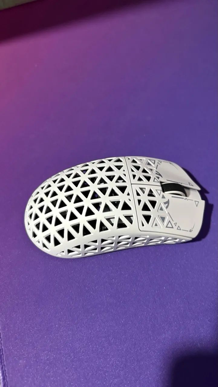 Mouse Attack shark R5 ultra - Branco - Foto 3