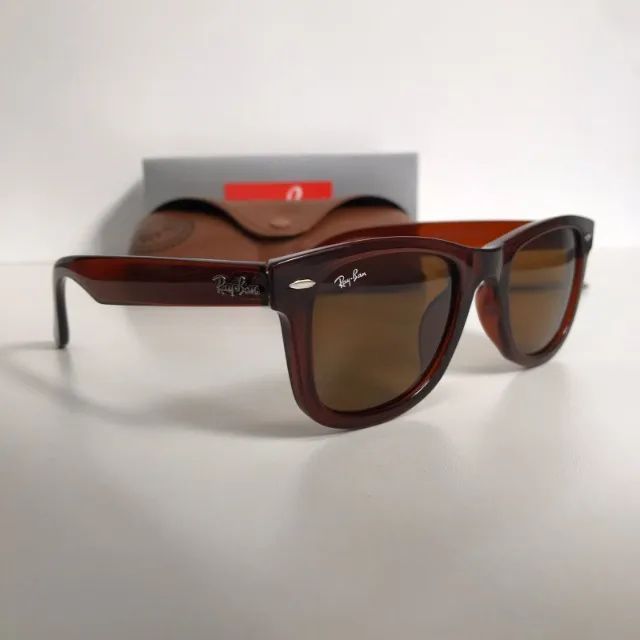 óculos de sol ray ban wayfarer brow - Foto 4