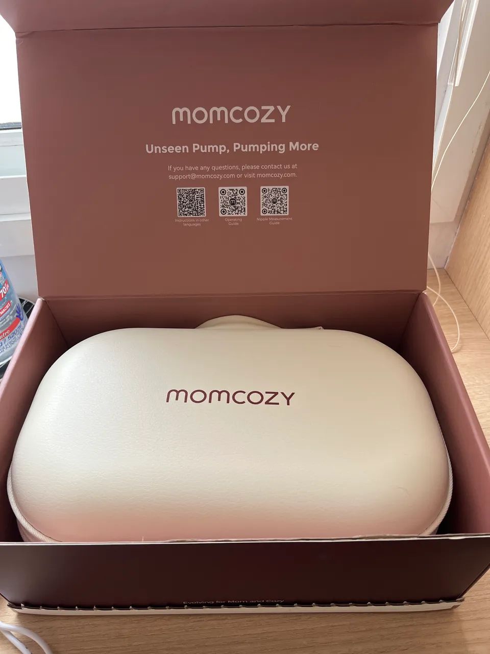 Bomba extratora de leite Momcozy M5 nova - nunca usada - Foto 2