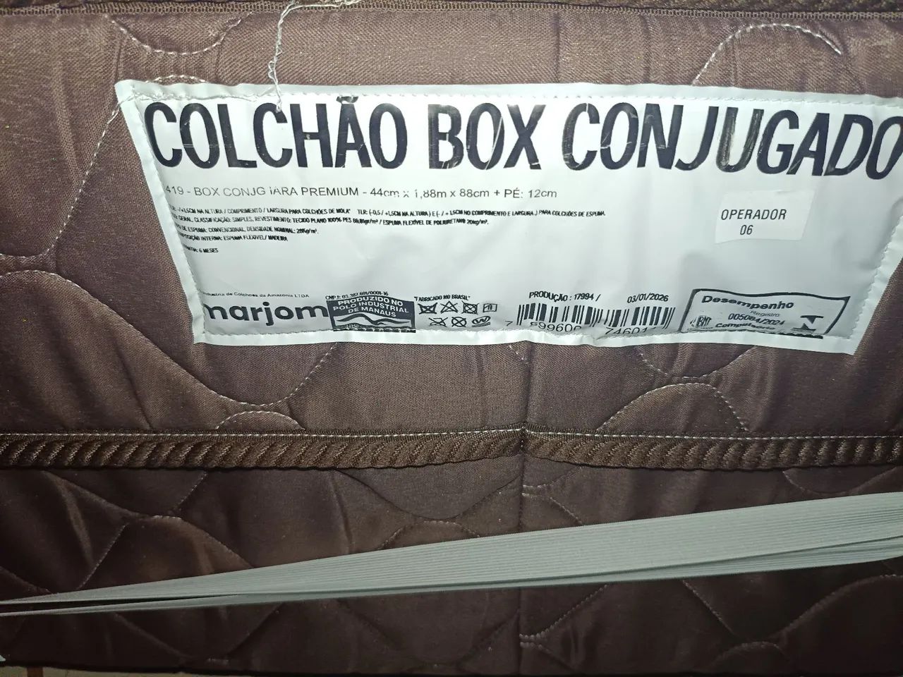 ? VENDO CAMA BOX SOLTEIRO MARJOM PREMIUM ? - Foto 2