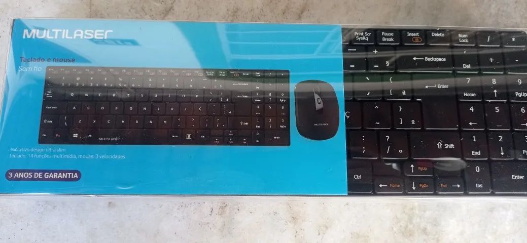 Kit Teclado e Mouse Sem Fio Slim - Design Moderno e Silencioso - Foto 4