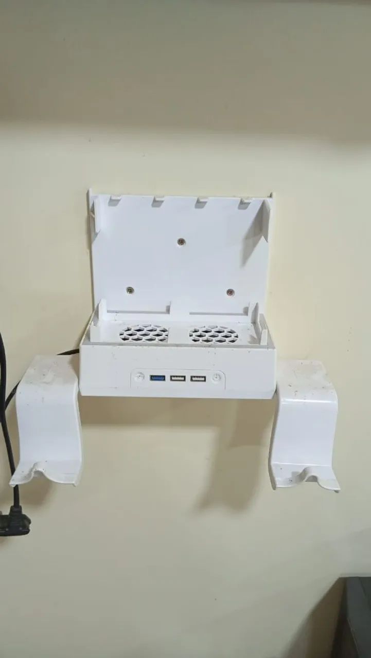 Vendo suporte de parece para Xbox séries  S com cooler e  RGB - Foto 2