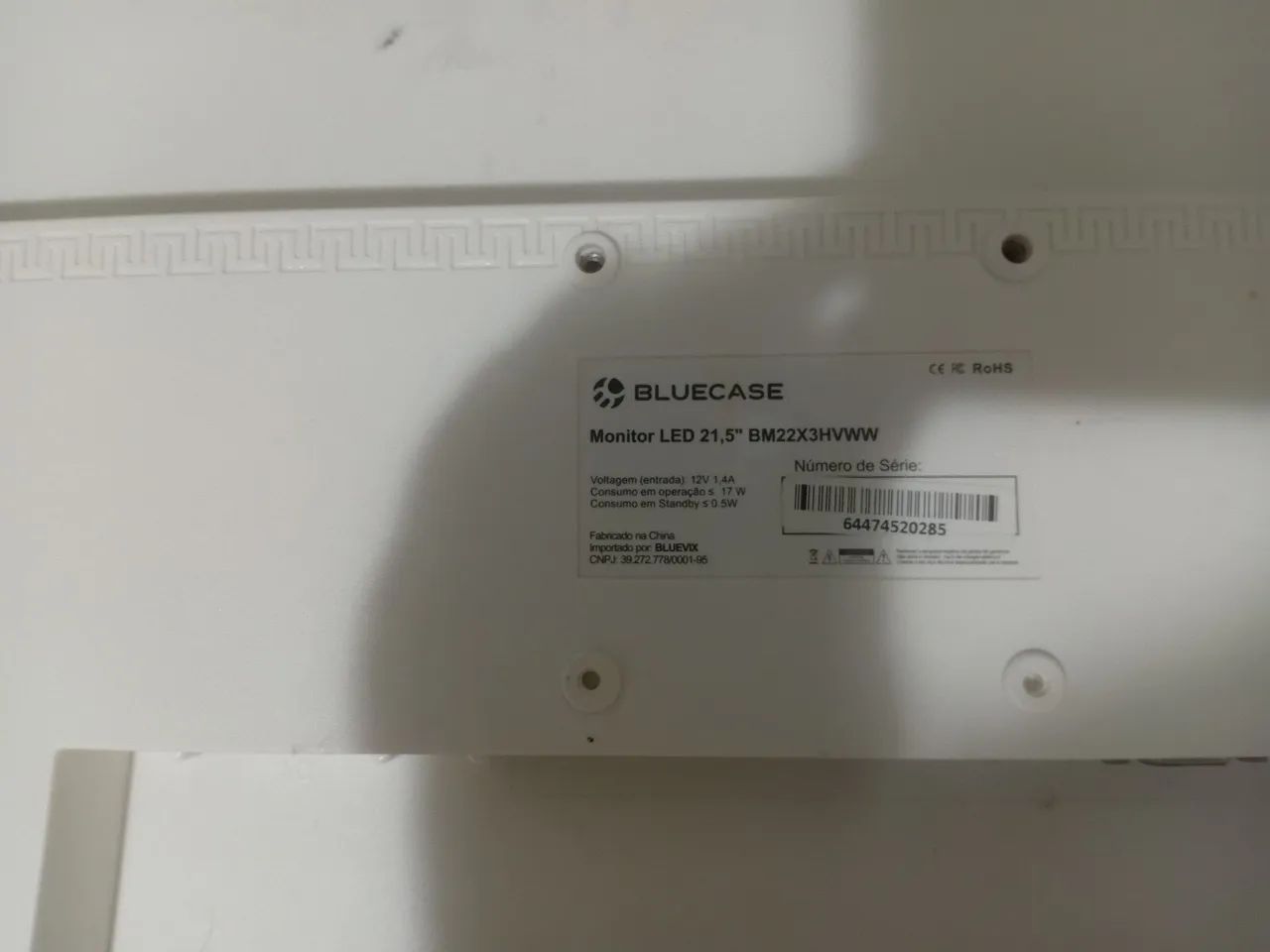 Monitor bluecase 75hz 